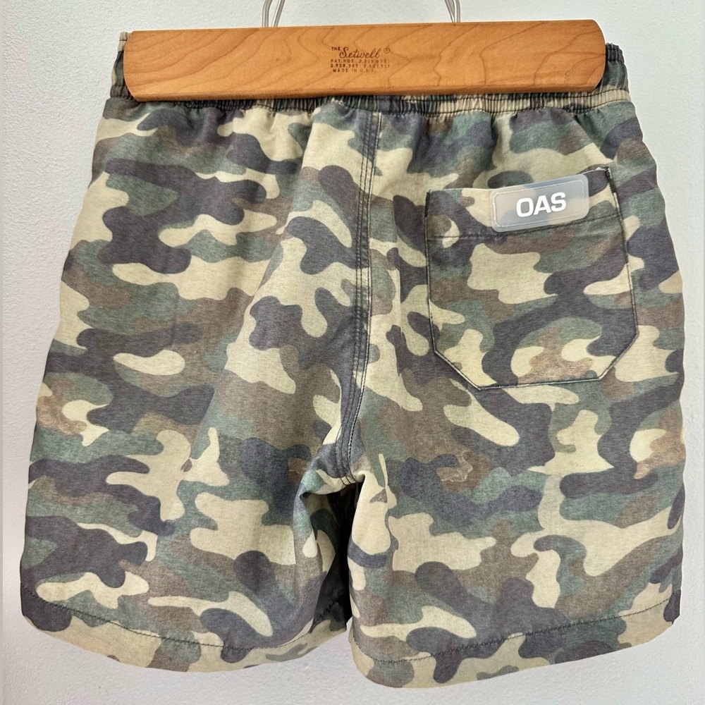 Boys OAS Camo Swim Trunks